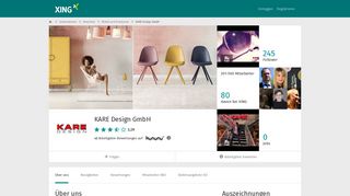 
                            11. KARE Design GmbH als Arbeitgeber | XING Unternehmen