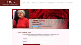 
                            9. Karen Ballou Login - CAMDEN, Maine | Long Funeral Home