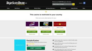 
                            13. Karjala Kasino Review - Is this A Scam/Site to Avoid?