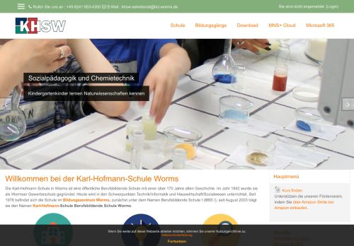 
                            11. Karl-Hofmann-Schule Worms Website und E-Learning
