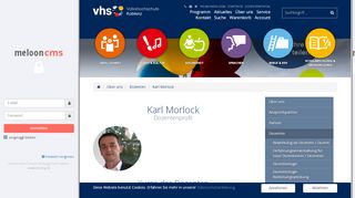 
                            11. Karl Morlock Dozentenprofil - vhs Koblenz