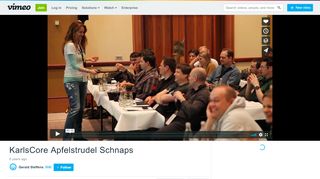 
                            8. KarlsCore Apfelstrudel Schnaps on Vimeo