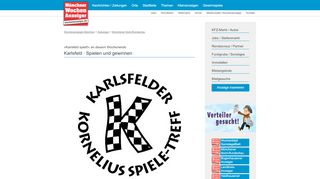 
                            5. Karlsfeld · Spielen und gewinnen - »Karlsfeld spielt!« an diesem ...