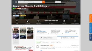 
                            6. Karmaveer Bhaurao Patil College, Vashi - Modern College - Colleges ...