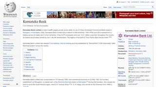 
                            9. Karnataka Bank - Wikipedia