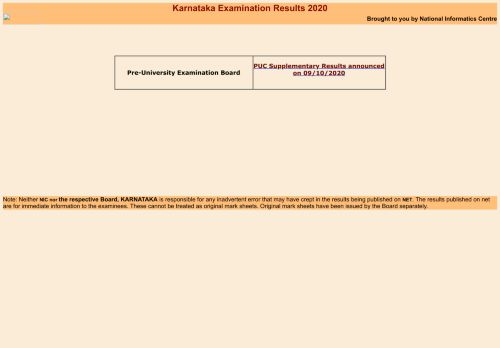 
                            3. Karnataka Examination Results 2018