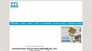 
                            10. Karnataka pahani - Bhoomi Online (ಭೂಮಿ ಆನ್ಲೈನ್) i – RTC ...