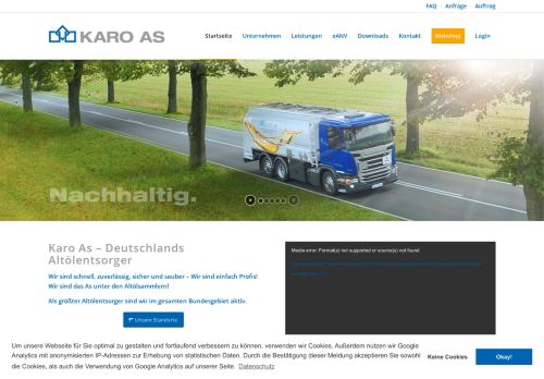 
                            3. KARO AS UMWELTSCHUTZ GMBH - Spezialist für Altölentsorgung