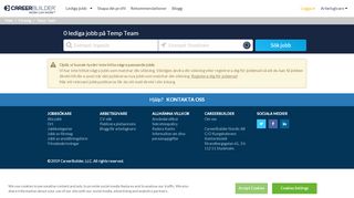 
                            8. Karriärmöjligheter på Temp Team | CareerBuilder.se