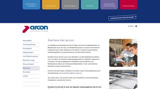 
                            4. Karriere - Arcon Glas