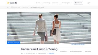 
                            12. Karriere @ Ernst & Young | Karriere-Mag - talendo