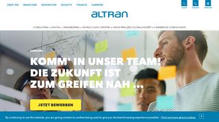 
                            2. Karriere bei Altran: Kommen Sie zu uns! – Altran