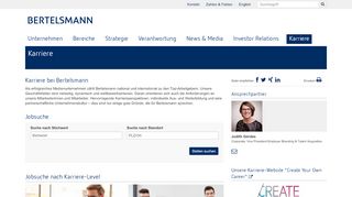 
                            8. Karriere bei Bertelsmann - Bertelsmann SE & Co. KGaA