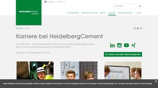 
                            2. Karriere bei HeidelbergCement | HeidelbergCement Group