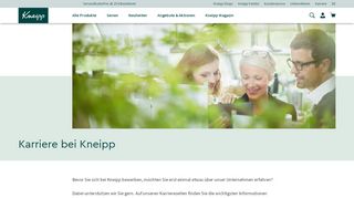 
                            2. Karriere bei Kneipp | Kneipp