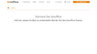 
                            11. Karriere bei lexoffice - Stellenangebote, Jobs, offene Stellen, Mitarbeiter