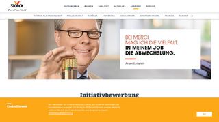 
                            5. Karriere bei Storck - Initiativbewerbung