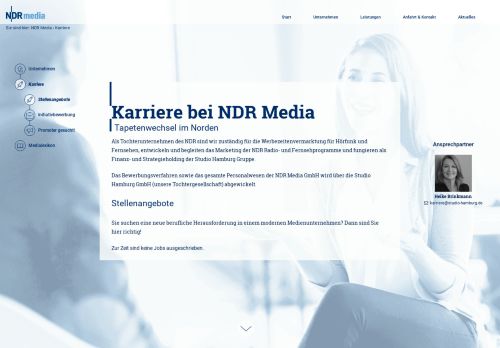 
                            10. Karriere bei uns | NDR Media