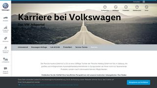 
                            8. Karriere - Kontakt | Volkswagen Österreich