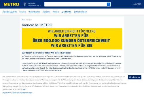 
                            6. Karriere machen bei METRO | METRO.at