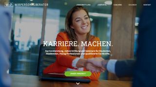 
                            1. Karriere. Machen. – W:P Wir Personalberater – Die Jobexperten