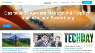 
                            11. Karriere-Mag | Das talendo Karriere Magazin mit Tipps zu Jobsuche ...