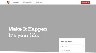 
                            2. Karriere-Portal - Jobs bei A1 | A1.net