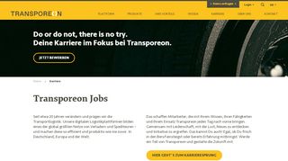 
                            3. Karriere | TRANSPOREON Group