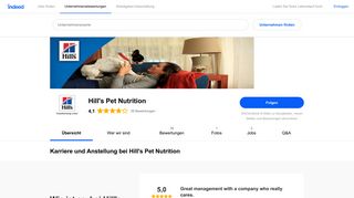 
                            12. Karriere und Anstellung bei Hill's Pet Nutrition | Indeed.com