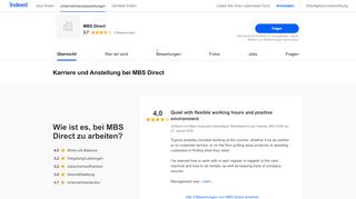 
                            13. Karriere und Anstellung bei MBS Direct | Indeed.com