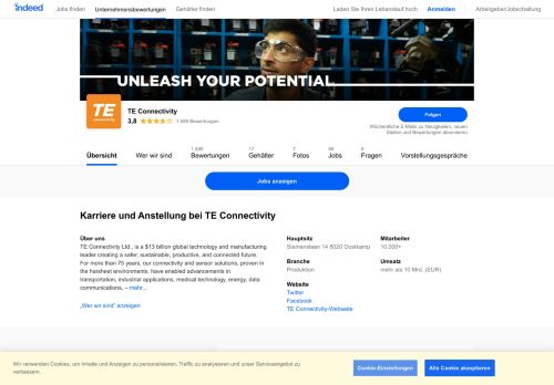 
                            6. Karriere und Anstellung bei TE Connectivity | Indeed.com