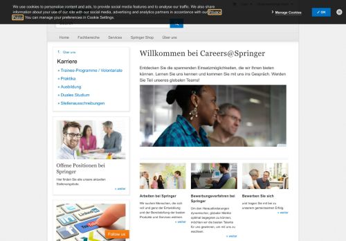 
                            2. Karriere und Ausbildung | Springer