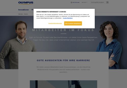 
                            5. Karriere−Bereich - Karriere | Olympus Surgical Technologies Europe