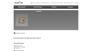 
                            13. Karrierecenter der Bundeswehr Erfurt - Bund.de