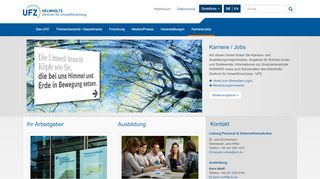 
                            7. Karriere/Jobs - Helmholtz-Zentrum für Umweltforschung UFZ