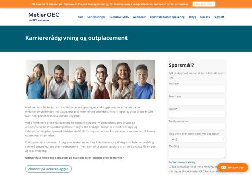 
                            4. Karriererådgivning og outplacement - Metier OEC