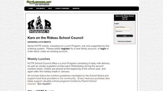 
                            9. Kars on the Rideau School Council: Hot Lunches