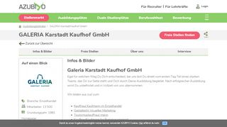 
                            13. Karstadt Warenhaus GmbH als Ausbilder: Ausbildungsplätze, Infos ...
