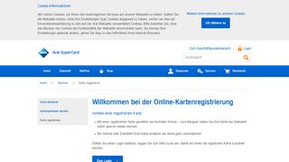 
                            5. Karte registrieren - Aral SuperCard