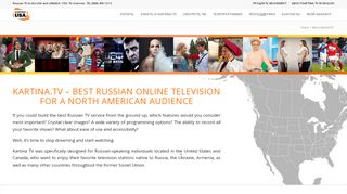 
                            8. Kartina TV in the USA - best Russian TV online | KartinaUSA.TV