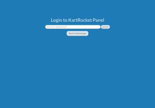 
                            3. Kartrocket Login