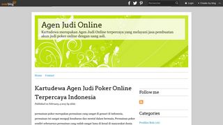 
                            5. Kartudewa Agen Judi Poker Online Terpercaya Indonesia - Agen Judi ...