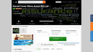 
                            7. Karvat Cover-More Assist Pvt Ltd, Churchgate - Travel Insurance ...