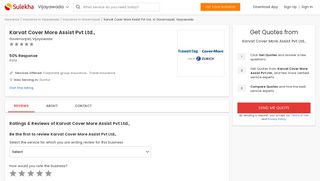 
                            8. Karvat Cover More Assist Pvt Ltd., in Governorpet, Vijayawada ...