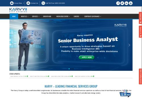 
                            7. Karvy: Financial Services Company in India | Financial Solutions