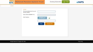 
                            5. Karvy NPS E-Sign - NPS Login - National Pension System Account ...