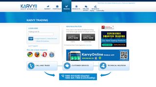 
                            6. karvy trading - Karvy Online