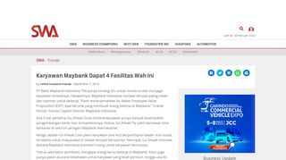 
                            7. Karyawan Maybank Dapat 4 Fasilitas Wah Ini | SWA.co.id