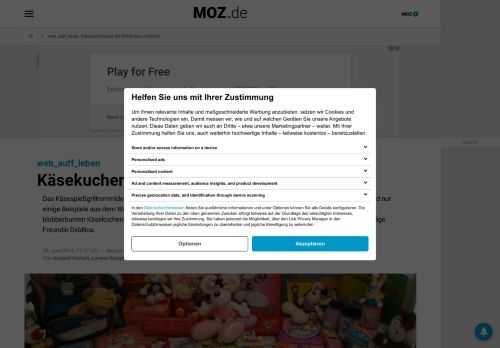 
                            11. Käsekuchenland der Diddlmaus schließt - MOZ.de