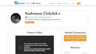 
                            6. Kashimaro Clickclick (kashimaro-clickclick) Channel Stats ...